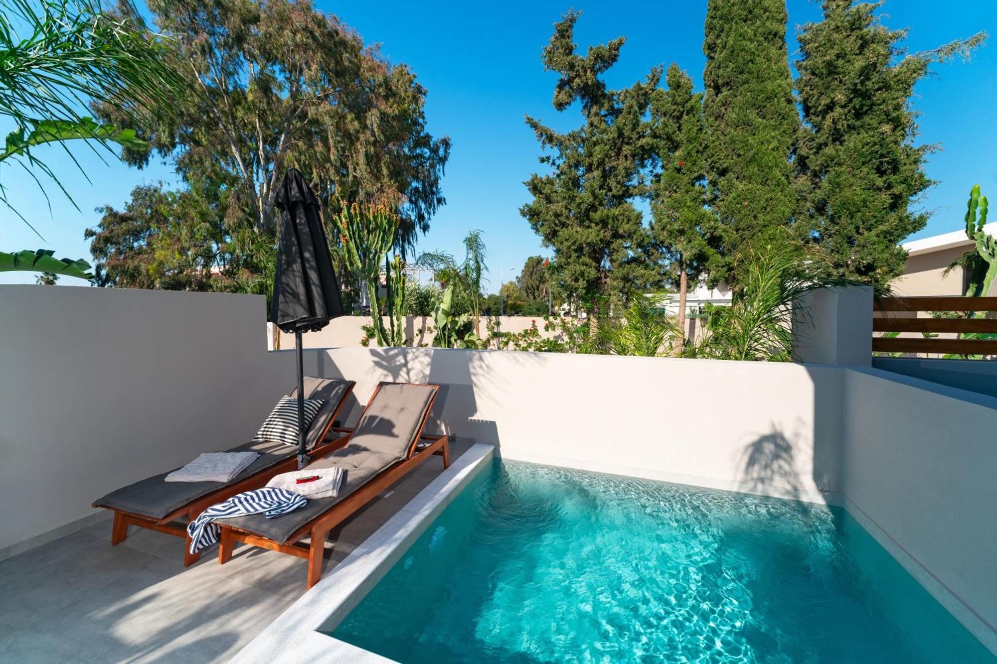 Afesou Suites Ialysós Eksteriør bilde